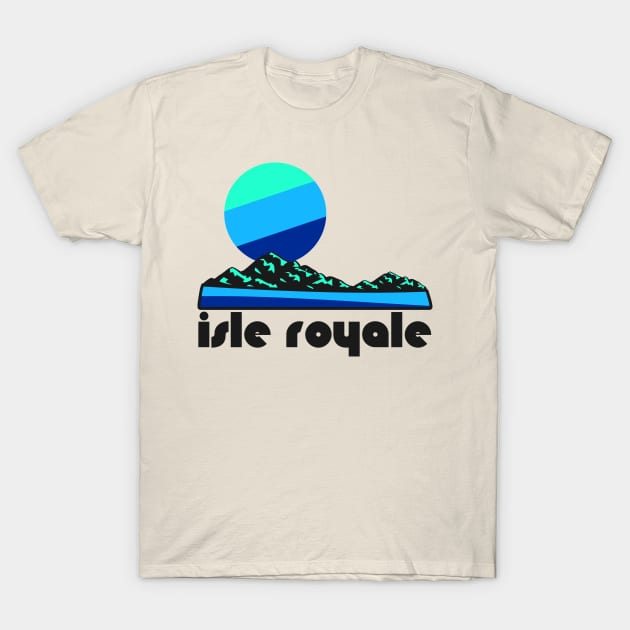 Retro Isle Royale ))(( Tourist Souvenir National Park Design T-Shirt by darklordpug